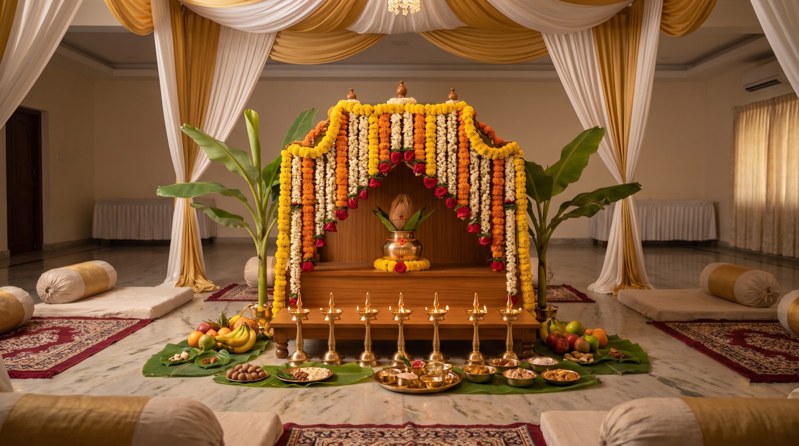 Hosting a Pooja at a Hall: Satyanarayana, Gruhapravesha-Scale and Community Rituals